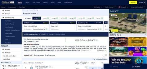 william hill live roulette fixed|william hill horse racing today.